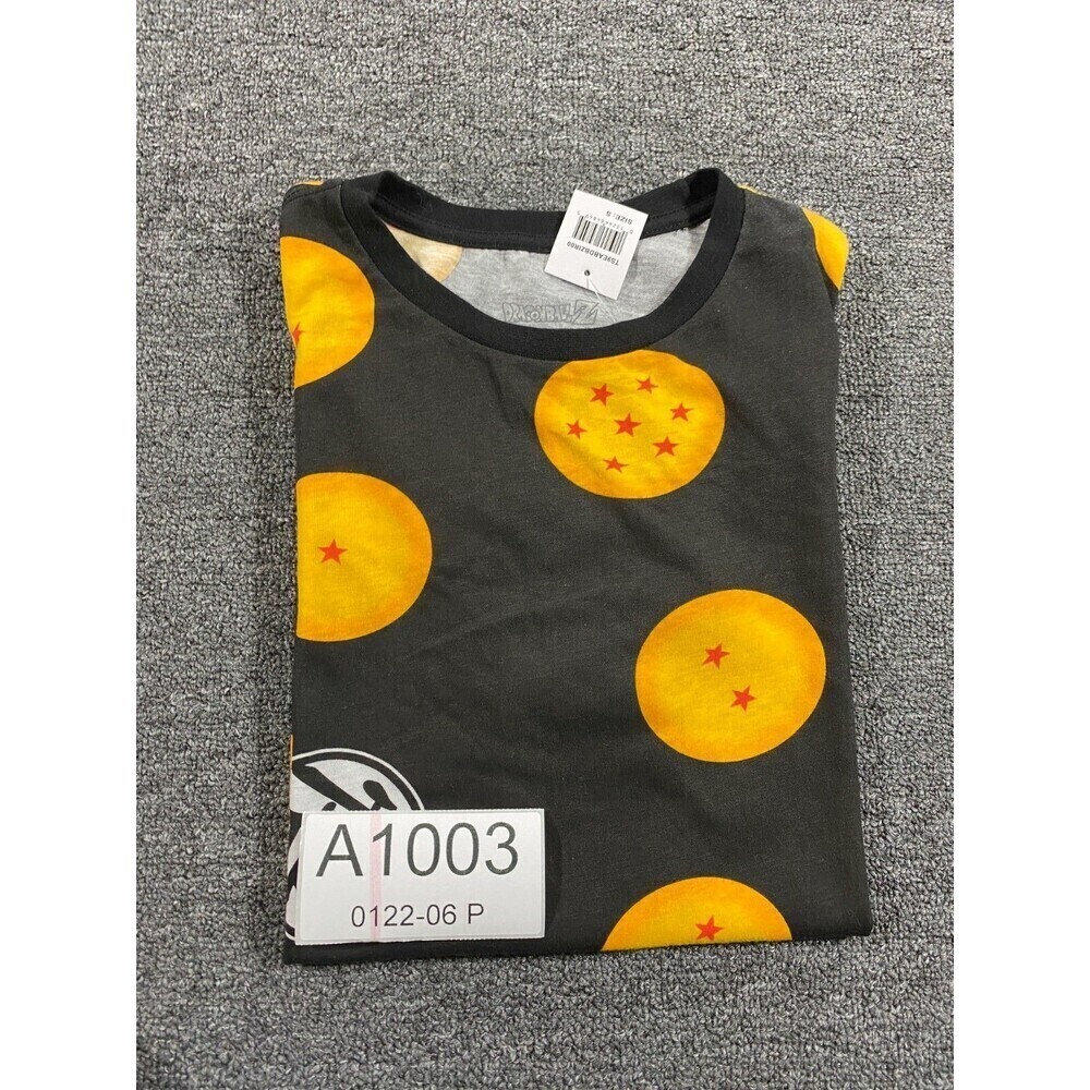 Dragon Ball Z Bird Studio Black Allover Print T-Shirt Lightweight Men's Size S - Picture 12 of 12